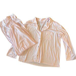 Victoria's Secret SoSoft  Long Sleeve Pajama Set Size XL Blossom Pink Loungewear